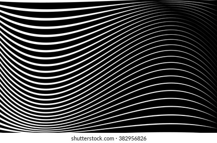 Abstract pattern / texture with wavy, billowy lines