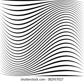 Abstract pattern / texture with wavy, billowy lines