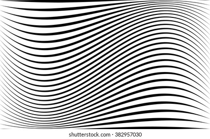 Abstract pattern / texture with wavy, billowy lines