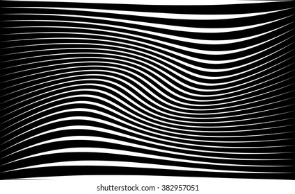 Abstract pattern / texture with wavy, billowy lines