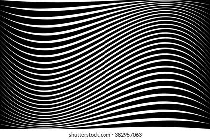 Abstract pattern / texture with wavy, billowy lines