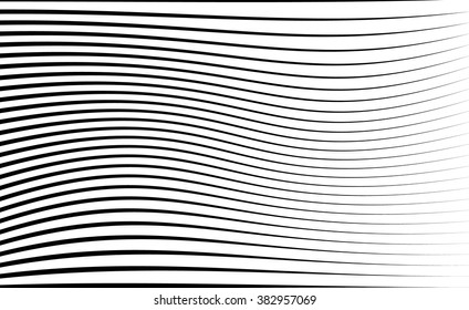 Abstract pattern / texture with wavy, billowy lines