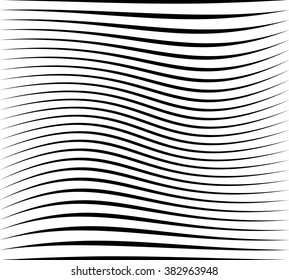 Abstract pattern / texture with wavy, billowy lines