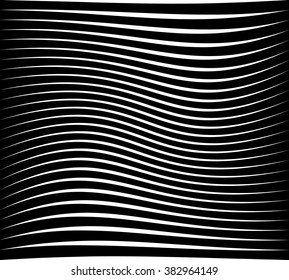 Abstract pattern / texture with wavy, billowy lines