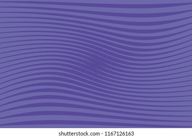 Abstract pattern.  Texture with wavy, curves lines. Optical art background. Wave design purple, violet color. Digital image with a psychedelic stripes. Vector illustration