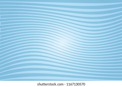 Abstract pattern. Texture with wavy, curves lines. Optical art background. Wave design blue color. Digital image with a psychedelic stripes. Vector illustration