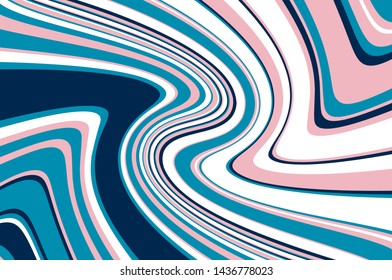Abstract pattern. Texture with wavy, curves lines. Optical art background. Colorful Wave design. Digital image with a psychedelic stripes. Vector illustration 