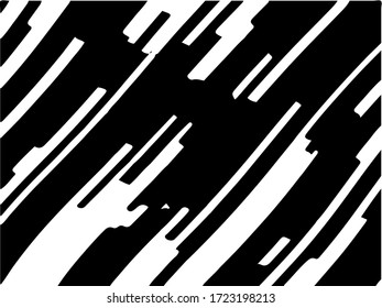 Abstract pattern. Texture with wavy, curves lines. Optical art background. Wave design black and white. Digital image with a psychedelic stripes. Vector illustration