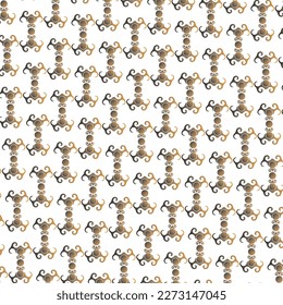 An abstract pattern with a textured orange and brown combination can be used for home wall decoration