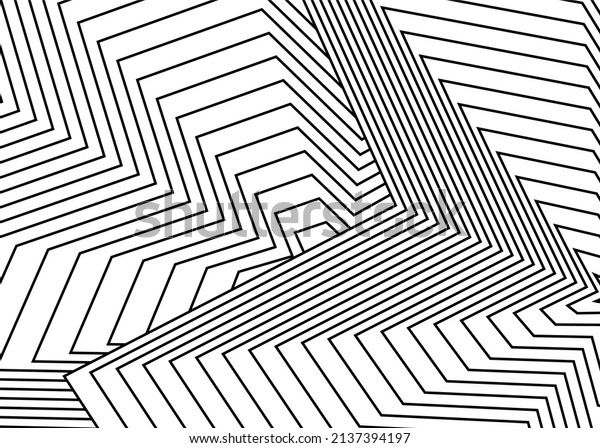 \
Abstract pattern of thin black straight\
broken lines on a white background. Modern black and white striped\
vector background