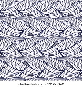 abstract pattern of thin braided lines