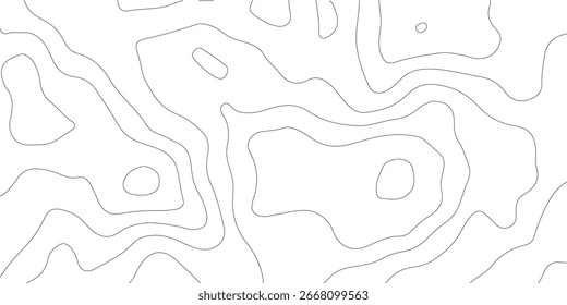 An abstract pattern of thin, wavy contour lines creating a textured design on a clean white background.