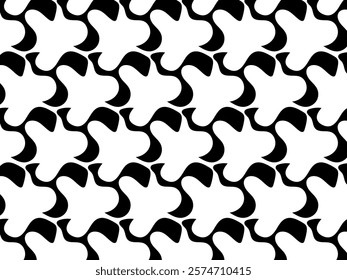 Abstract pattern with three-pointed shape. Simple geometric motif. Background, seamless pattern, background wallpaper, wrapping paper, clothing prints, fabric patterns, wallpaper