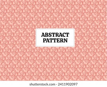 Abstract pattern tile fabric vector abstract modern red, for fabric