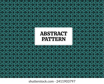 Abstract pattern tile fabric vector abstract modern green