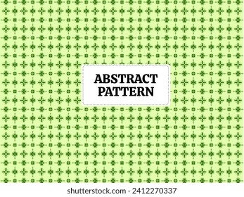 Abstract pattern tile fabric vector abstract modern green
