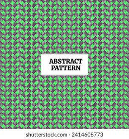 Abstract pattern tile fabric vector abstract modern green