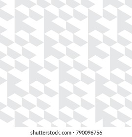 Abstract pattern of trapezoids and hexagons. The orderly movement of geometric forms.