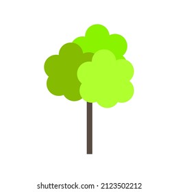 Abstract pattern with tree. Line art. Design element. Vector illustration. stock image.