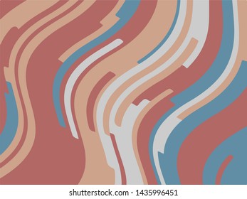 The abstract pattern. Trending design with irregular shapes, and wavy lines to create covers, banners, websites, brochures. The minimalist style. 