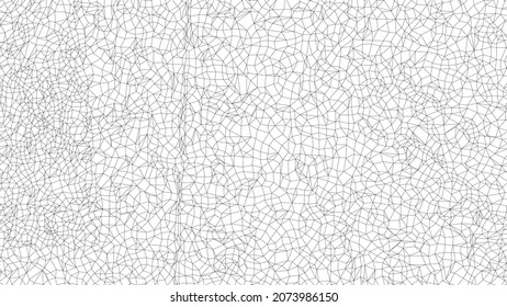 Abstract pattern of triangles. Vector rendering of 3d. Wire-frame style