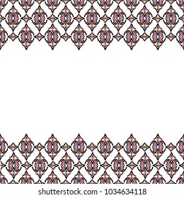 Abstract pattern. Tribal ethnic collection, aztec stile, tribal art, can be used for wallpaper, cover fills, web page background, surface textures.