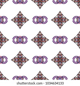 Abstract pattern. Tribal ethnic collection, aztec stile, tribal art, can be used for wallpaper, cover fills, web page background, surface textures.