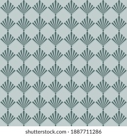 Abstract pattern of turquoise pastel shades from beautiful elements. Seamless vector illustration for packaging, surface, fabric design.
