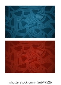 Abstract pattern with two color variations