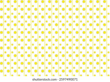 Abstract pattern with uniquely spaced yellow dots and lines. background white Minimalist design, perfect for modern backgrounds or decorative elements. Flexible for various creative projects