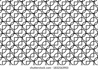 Abstract pattern.  vector background. Black and white texture.