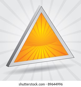 Abstract pattern, vector background with color triangle