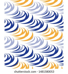 Abstract pattern, vector background, curly pattern