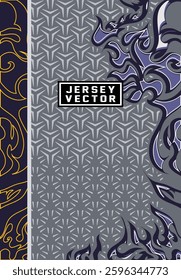 ABSTRACT AND PATTERN VECTOR BACKGROUND FOR FULL SUBLIMATION JERSEY