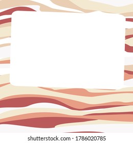 Abstract Pattern Vector Background And White Text Frame.