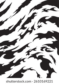 abstract pattern vector design black and white