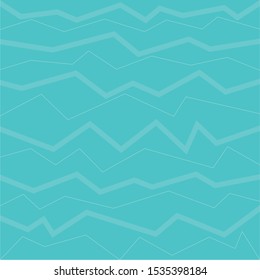 Abstract pattern vector. Design zigzag line light blue on blue. Design print for illustration, texture, textile, wallpaper, background. Set 8