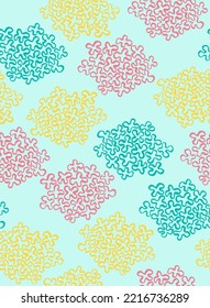 Abstract pattern vector for fabric sublimation print