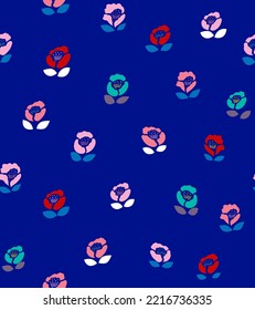 Abstract pattern vector for fabric sublimation print