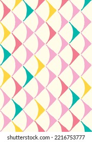 Abstract pattern vector for fabric sublimation print