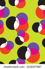 Abstract pattern vector for fabric sublimation print