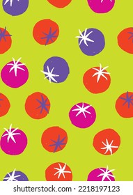 Abstract pattern vector for fabric sublimation print