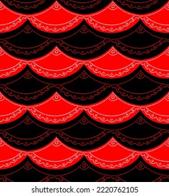 Abstract pattern vector for fabric sublimation print