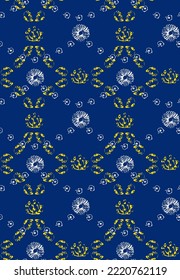 Abstract pattern vector for fabric sublimation print