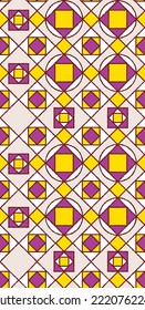 Abstract pattern vector for fabric sublimation print