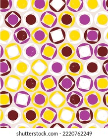 Abstract pattern vector for fabric sublimation print