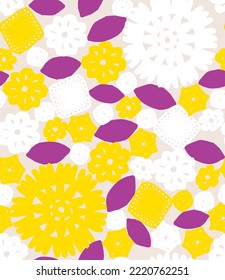 Abstract pattern vector for fabric sublimation print