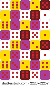 Abstract pattern vector for fabric sublimation print