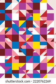 Abstract pattern vector for fabric sublimation print