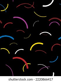 Abstract pattern vector for fabric sublimation print